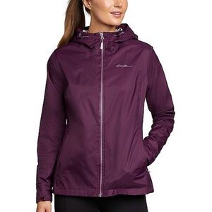 Eddie Bauer Women's Deep Purple Rain Jacket